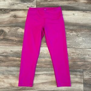 Hot pink leggings